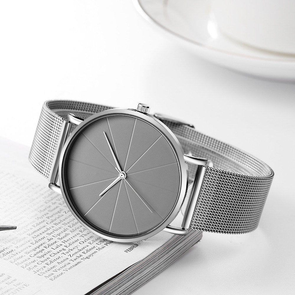 Bantility - Mens Premium Blank Mesh Watch