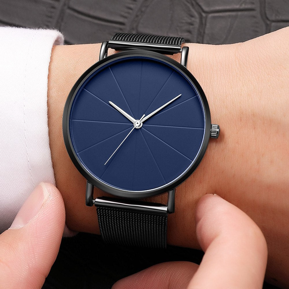 Bantility - Mens Premium Blank Mesh Watch